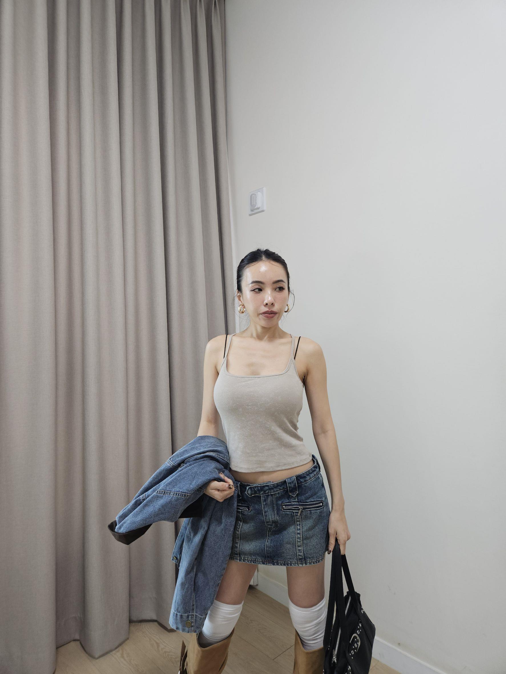 挖背U領渲染BRA背心